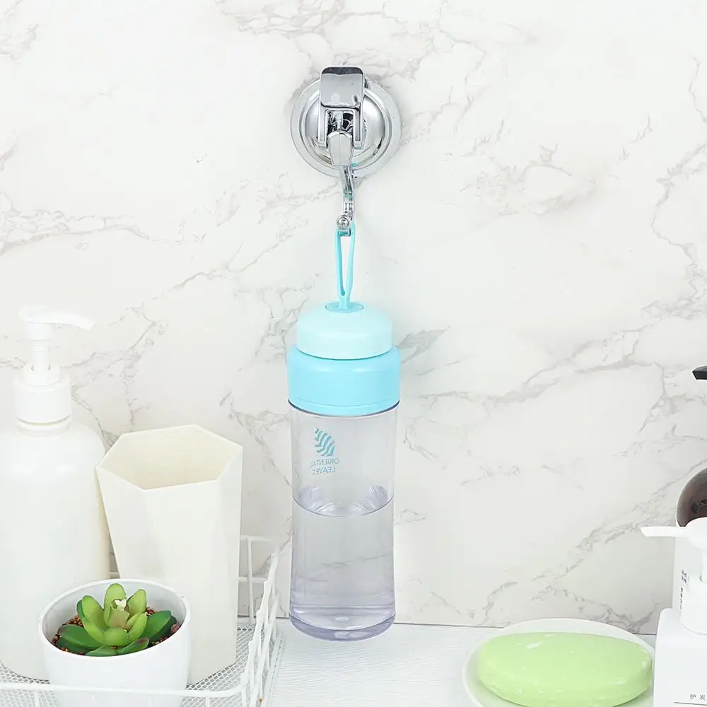 Suction Cup Hook Polished Chrome-Plated Heavy-Duty Removable Bathroom Shower Organization Reusable