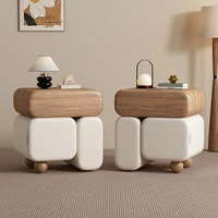 Tables De chevet Glam modernes, Design De rangement caché, tendance, pour chambre à coucher, mignon, gain De place, Meuble De Rangement, meubles De maison 1