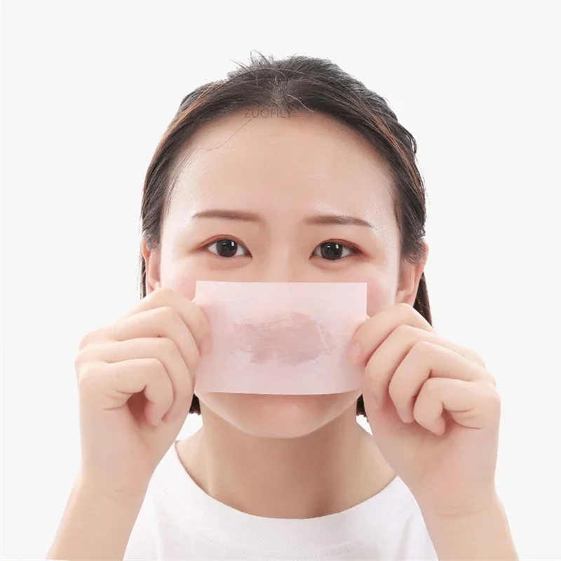 100Pcs/box Face Oil Blotting Paper Protable Matting Face Wipes Facial Cleanser Oil Control Oil-absorbing Cleaning Tools