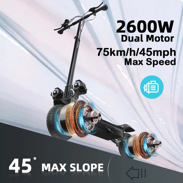 Electric Scooter 2600W Max Speed 75 KM/H 5
