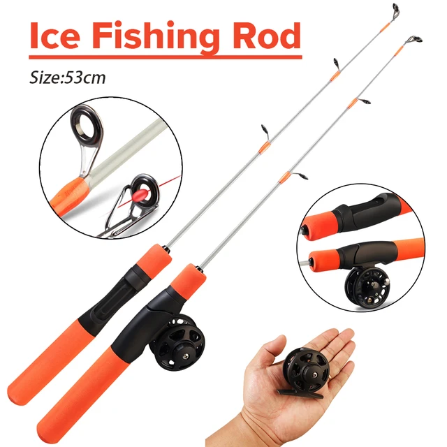 Shrimp Carp Fishing Pole High Strength Nylon Winter Fishing Rod Smooth Reel  Portable Fishing Rod for