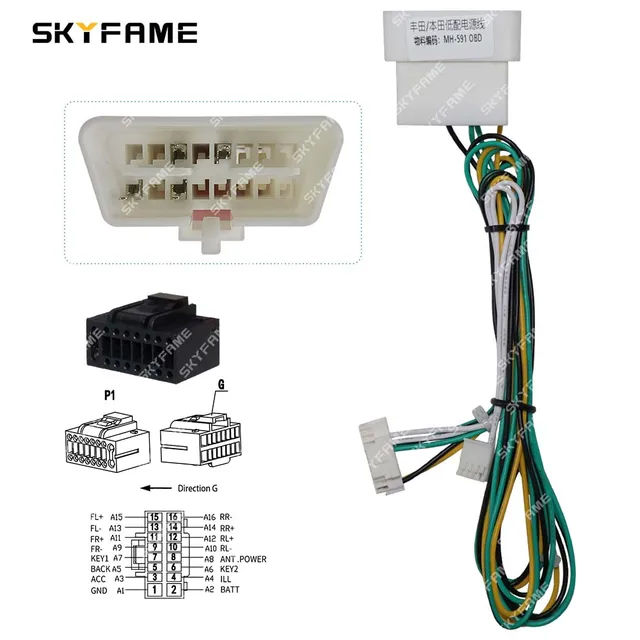 SKYFAME Car OBD Adapter Canbus Decoder For Toyota Honda