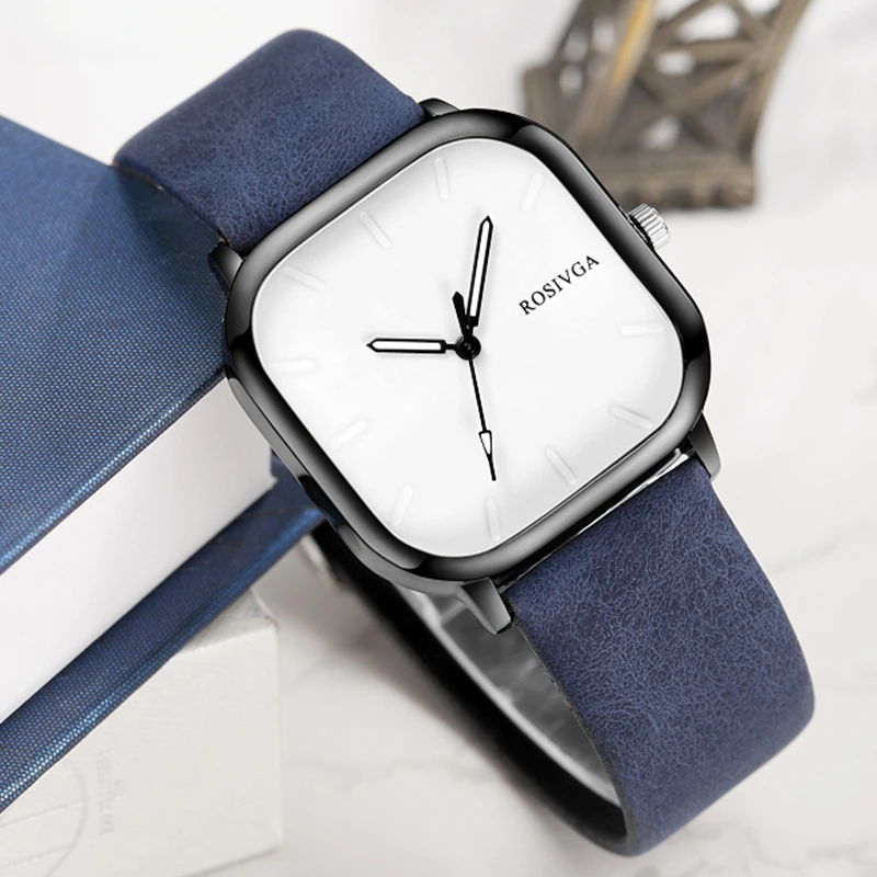 

Simple Men's Watches for Men Women Couple Square Quartz Wristwatches Casual Watches Gift Reloj Hombre Relogios Masculino Relojes