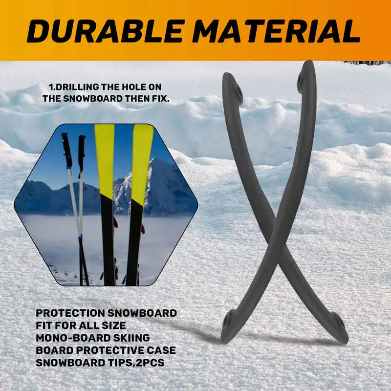 Protection Snowboard Fit For All Size Mono-Board Skiing Board Protective Case Snowboard Tips 4