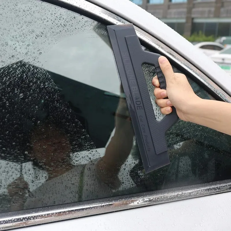 Silicone Handy Squeegee Non-Scratch Car Wrap Tools Water Window Wiper Drying Blade Clean Scraping Film Scraper Accessories