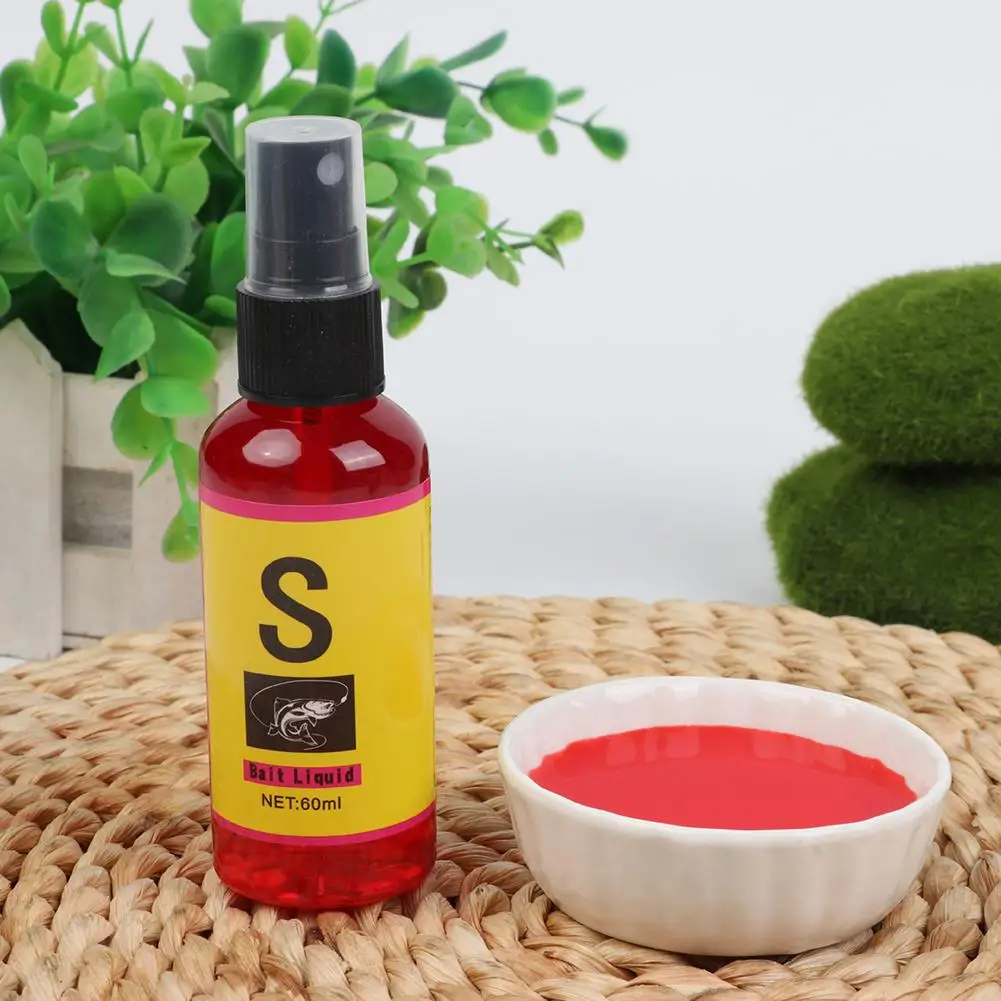 60ml Fishing Baits Attractants Lures Liquid Attractant Natural Scent Drag Sea River Freshwater Fish Effective Attract H4X4