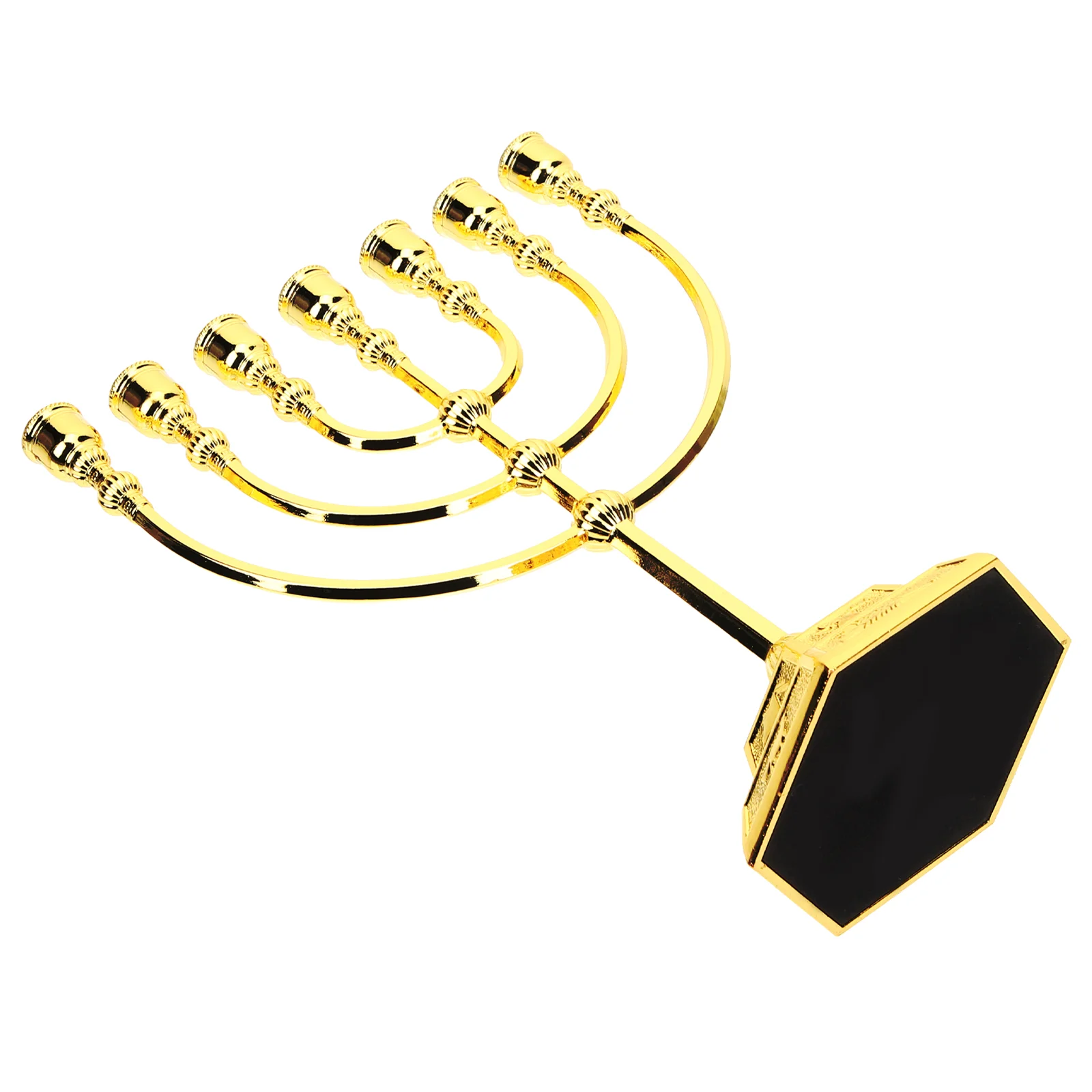 

Classic Jewish Menorah Branch Candle Holder Israel Jerusalem Temple Candlestick Candelabrum Retro Candle Stand Home Decoration