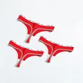 3pcs Red
