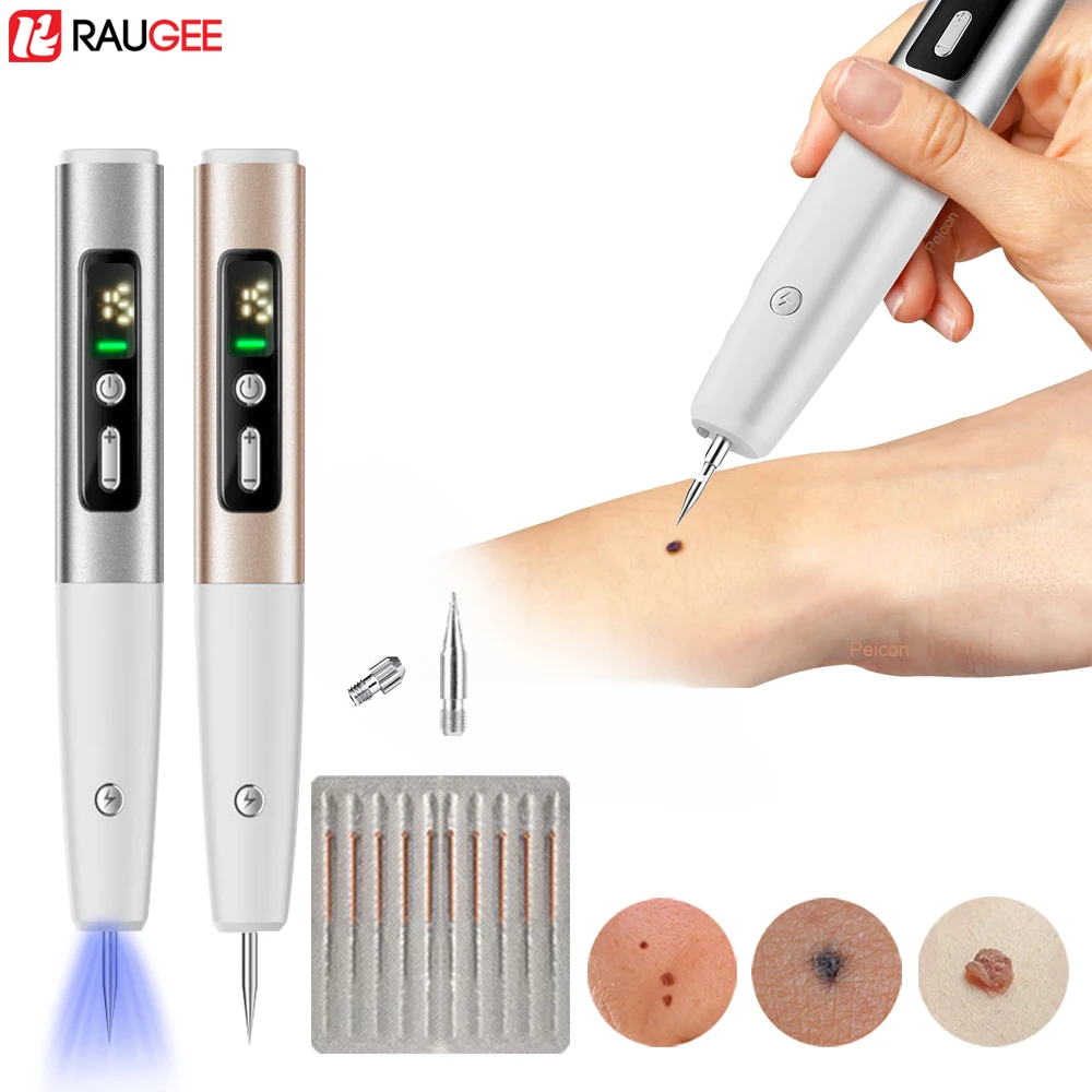 Laser Plasma Pen Electric Mole Remover Black Dots Wart Spot Freckle Dark Dot Nevus Flat Tattoo Skin Tag Removal