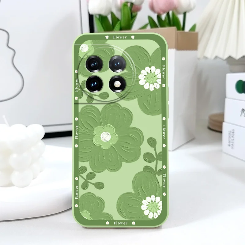 Spoony Flowers Liquid Silicone Phone Case