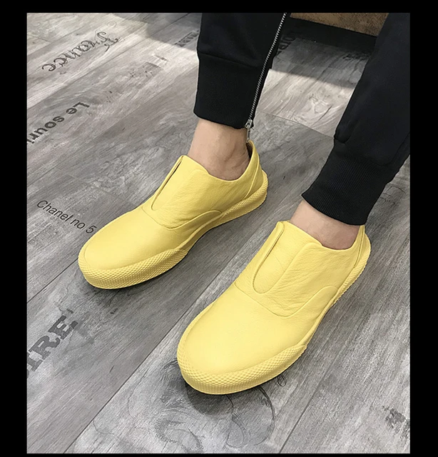 2023 New Autumn Men's Trendy Sneakers Leather Soft Sole Men, 58 OFF