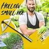 Garden Hoe Tools, All-Steel Hardened Hollow Hoe, Sharp Garden Weeding Tools, Hand Hoe Gardening Edger Weeder Tool 5