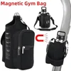 Magnetic Gym Sling Bag Water Bottle & Phone Holder Portable Crossbody Water Bottle Bag For Outdoor Sports Fitness Cup Holder Bag