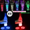 1-200PCS LED Coaster Lights Colorful Glowing Wine Bottle Stickers Bar Wedding Party Lighting Glowing Wine Bottle Stickers 4