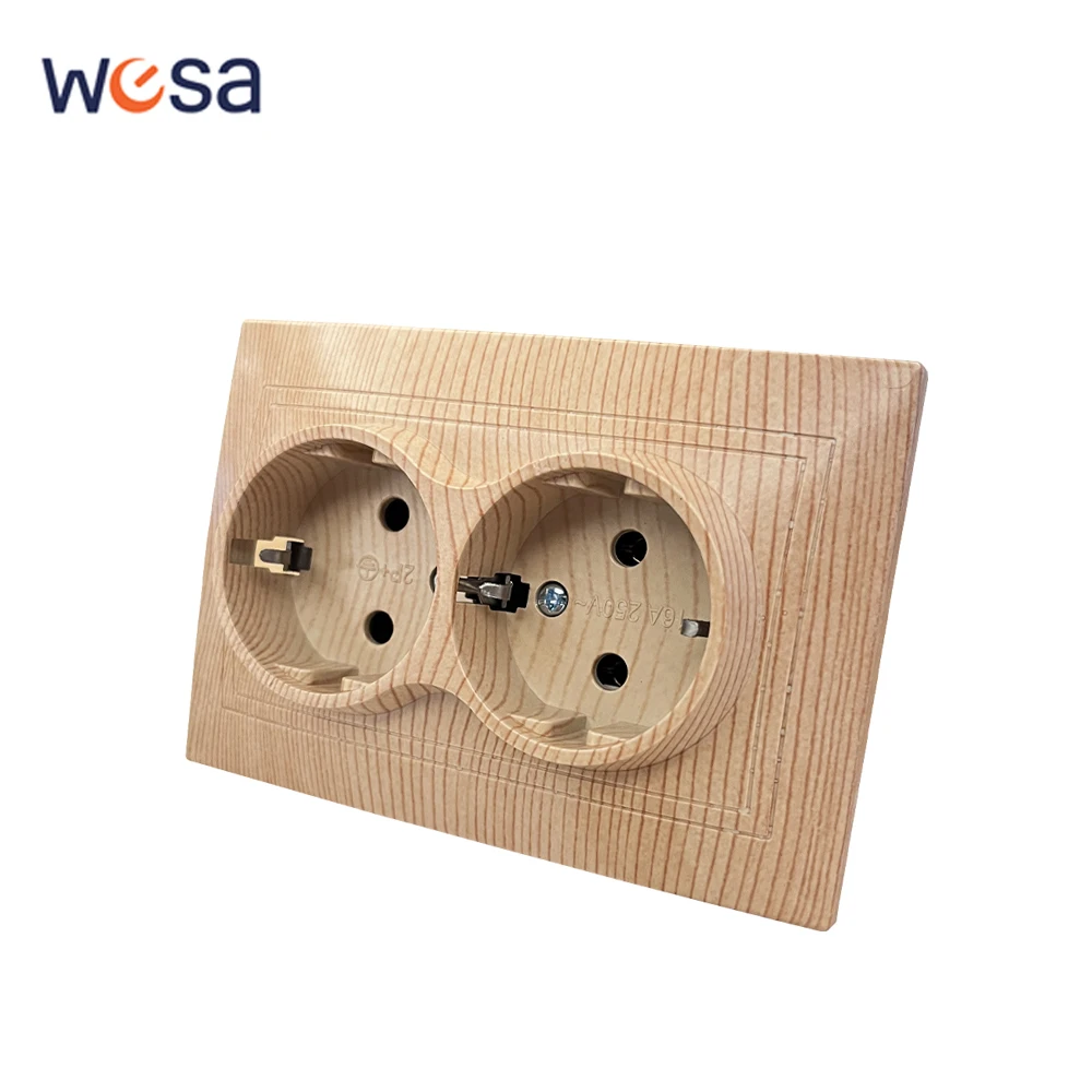 2 Socket With Ground