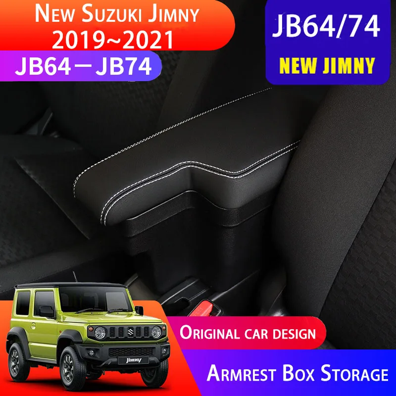 Deals on Armrest Storage Box For Suzuki Jimny JB64 JB74 2019 Center Console  Organizer Insert Cup Holder Abs Tray Pallet Container With USB Hole, Compare Prices & Shop Online