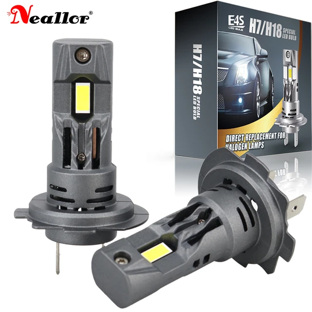 Comprar 2 uds H7 Turbo bombilla LED Mini lámpara de faro de coche