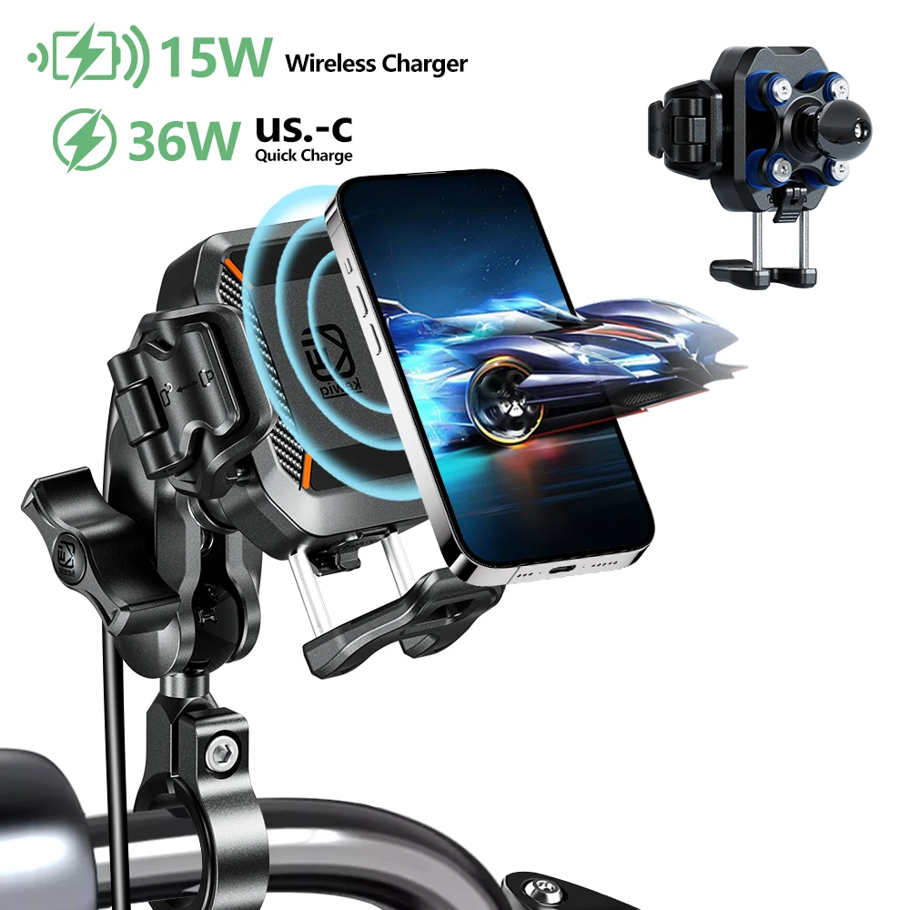 High Power Hella - DIN Powered Motorcycle Locking Strap Tough Case Mount for iPhone 5 (sku 21577)
