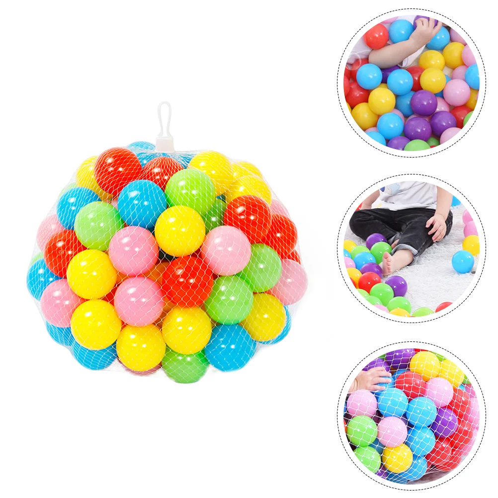 50 Pcs Puzzle Children's Ocean Ball Toys for Babies Colorful Pong Balls Plastic Kids
