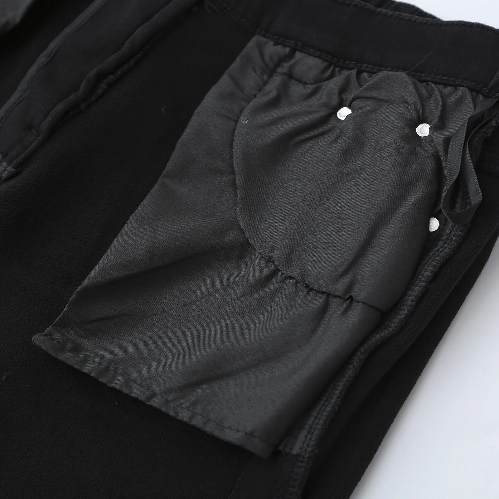 Fashion Plus Size Women's Jeans Winter Simple Fleece And Thickened Denim Straight Leg Pants Side Splicing Long Trousers 8661