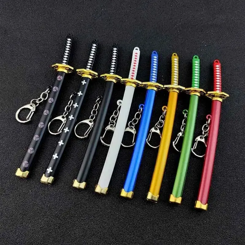 HiyyFloy Mini Llavero De Juguete Katana, Espada Modelo con Extraíble, Mejor Regalo para Los Amantes del Anime, Serie De Juegos Samurai HiyyFloy Mini Llavero De Juguete Katana, Espada Modelo con Extraíble, Mejor Regalo para Los Amantes del Anime, Serie De Juegos Samurai