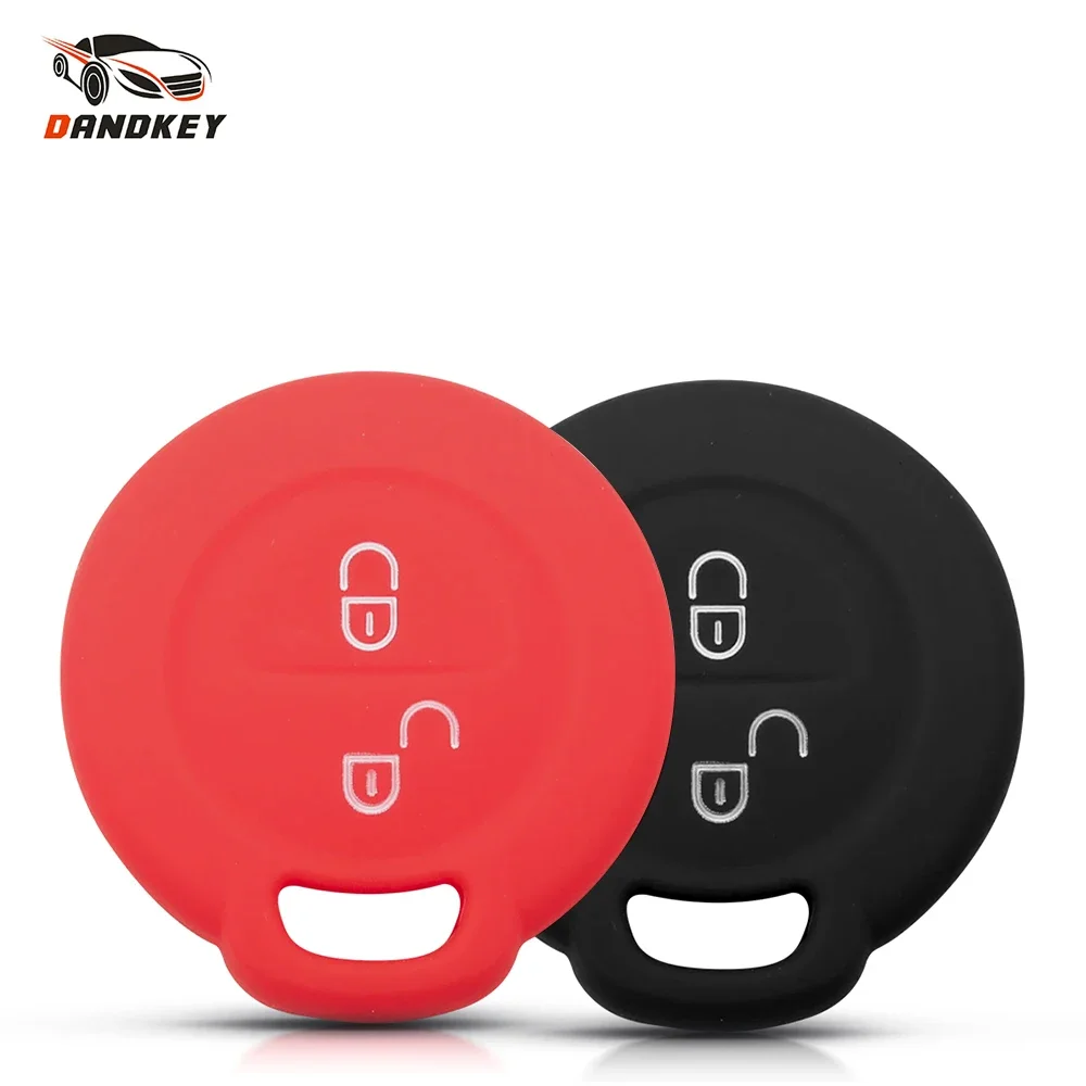 

Dandkey для Mitsubishi Colt Warior Carisma Spacestar, 2 кнопки, резиновый силиконовый брелок для ключей, Сменный Чехол для дистанционного ключа, автомобильный чехол