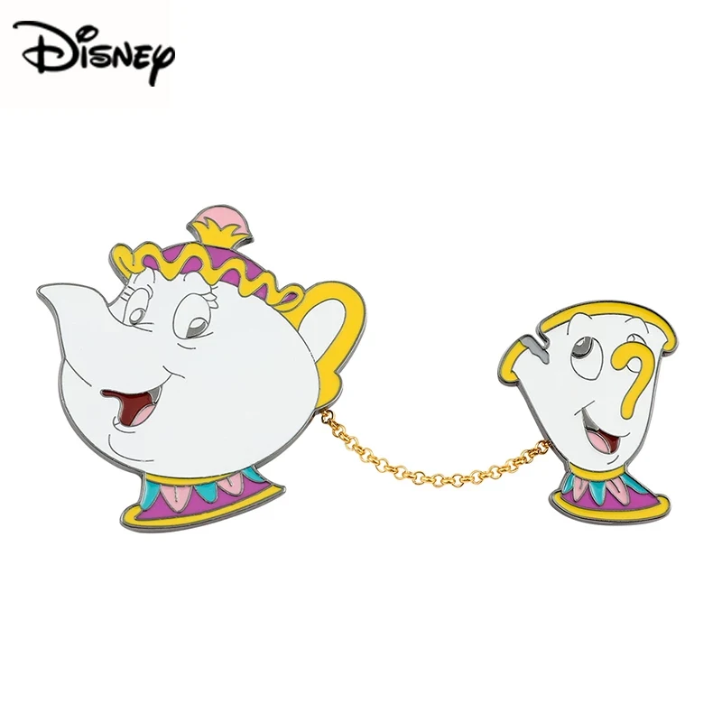 Beauty And The Beast Disney Pin S Smalto Distintivo Gioielli Spilla In Metallo Accessori Per Gioielli Distintivi Simpatici Cartoni Animati Per Zaino