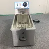 Electric Deep Fryer 2000W-Watt Large Professional Grade Stainless Steel with Triple Basket and Timer 5