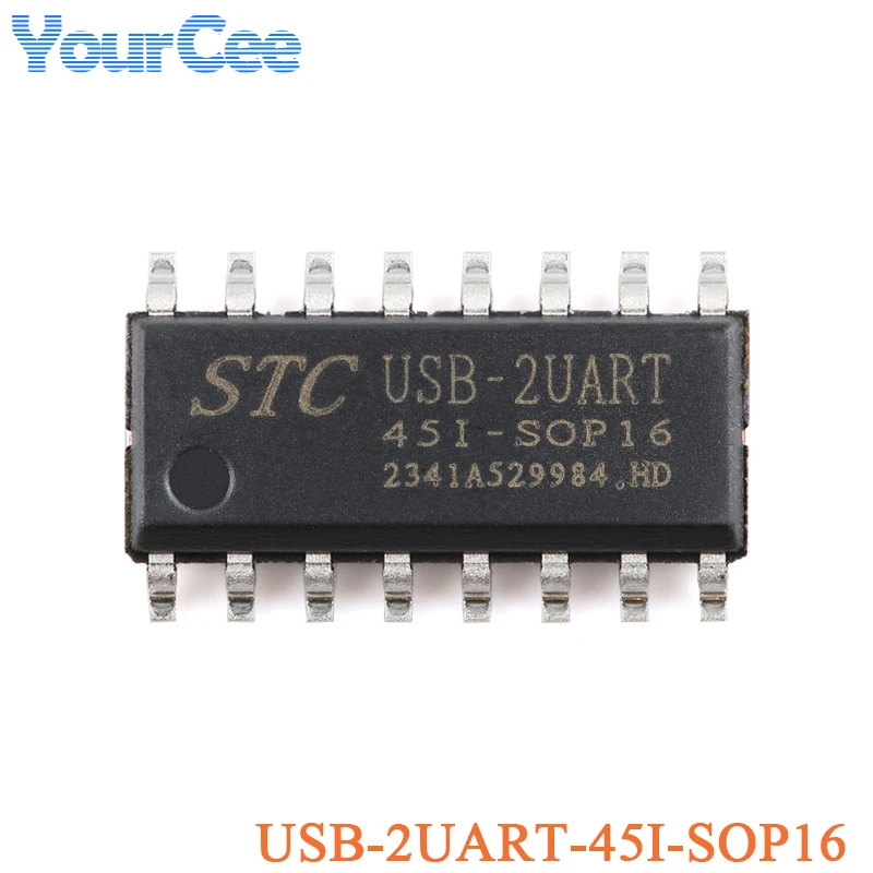 

5 шт. USB-2UART-45I SOP16 USB для двух последовательных портов выделенный Чип SMD IC