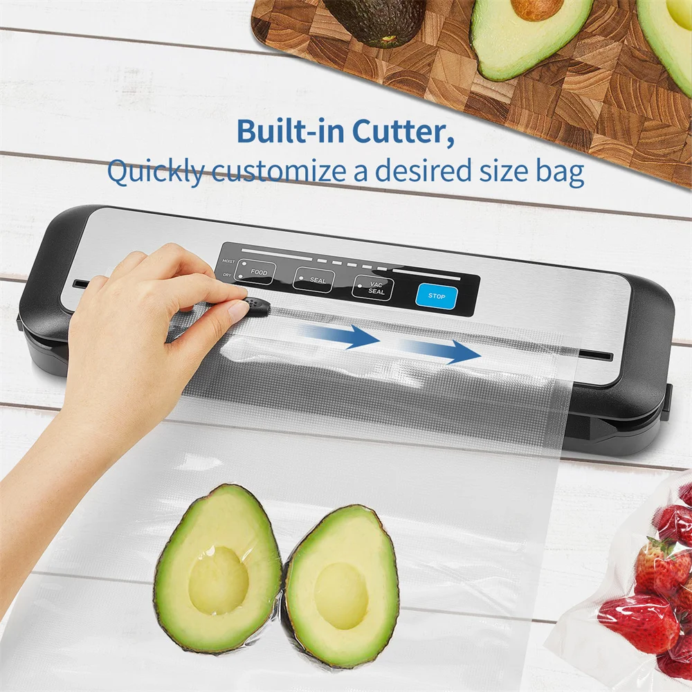 INKBIRD Electric-Powered Vacuum Sealer 50Kpa Food Storage Sealing Machine  With 30PCS Reusable Bags for Anova,Joule,Sous Vide Use - AliExpress