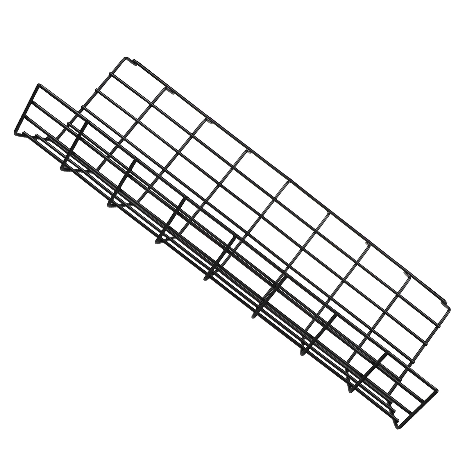

Under Desk Cable Management Rack Compact Cable Organizer Storage Rack Grid Rack Table Lower Basket Storage Row Plug-In Box