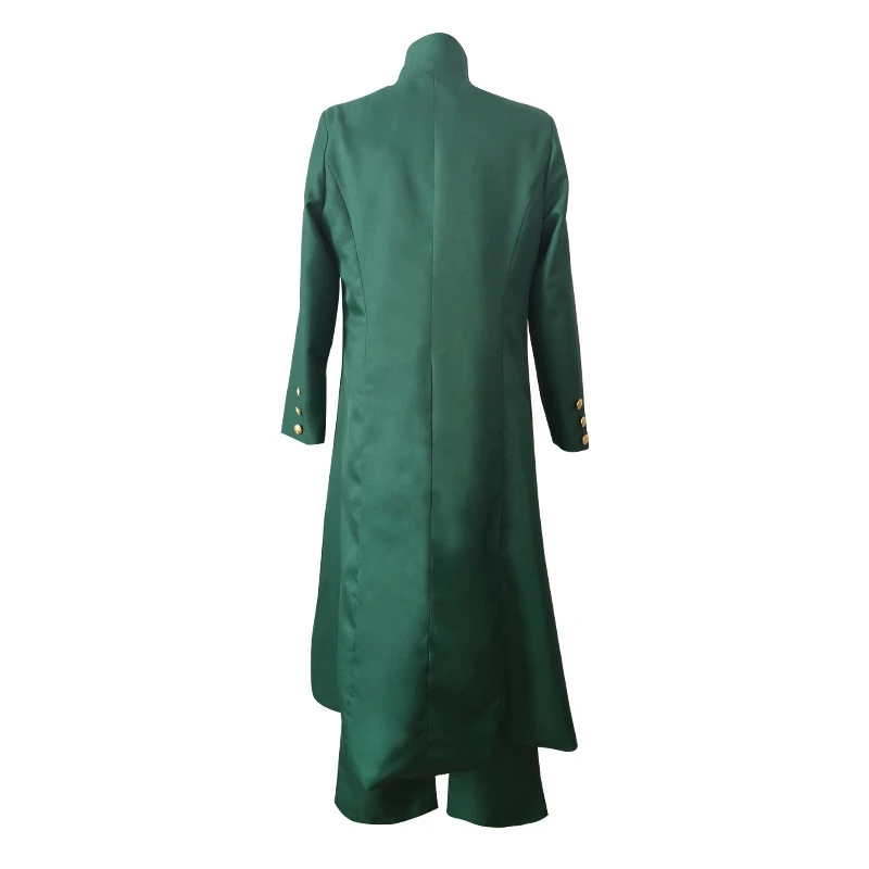 JoJo's Bizarre Adventure Kakyoin Green Trench Cosplay Costume