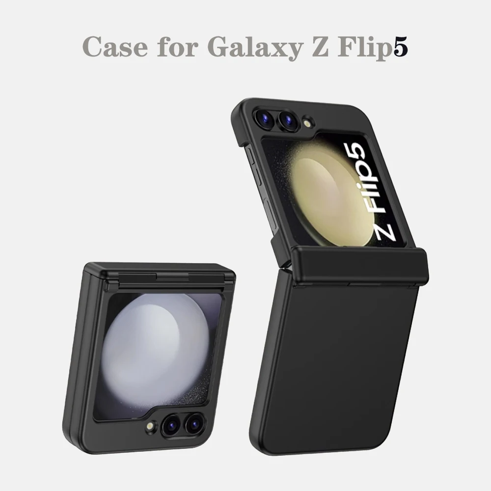 

Минималистичный Ультратонкий матовый чехол для телефона Samsung Z Flip5 4 поколения, складной защитный чехол для телефона с шарнирами