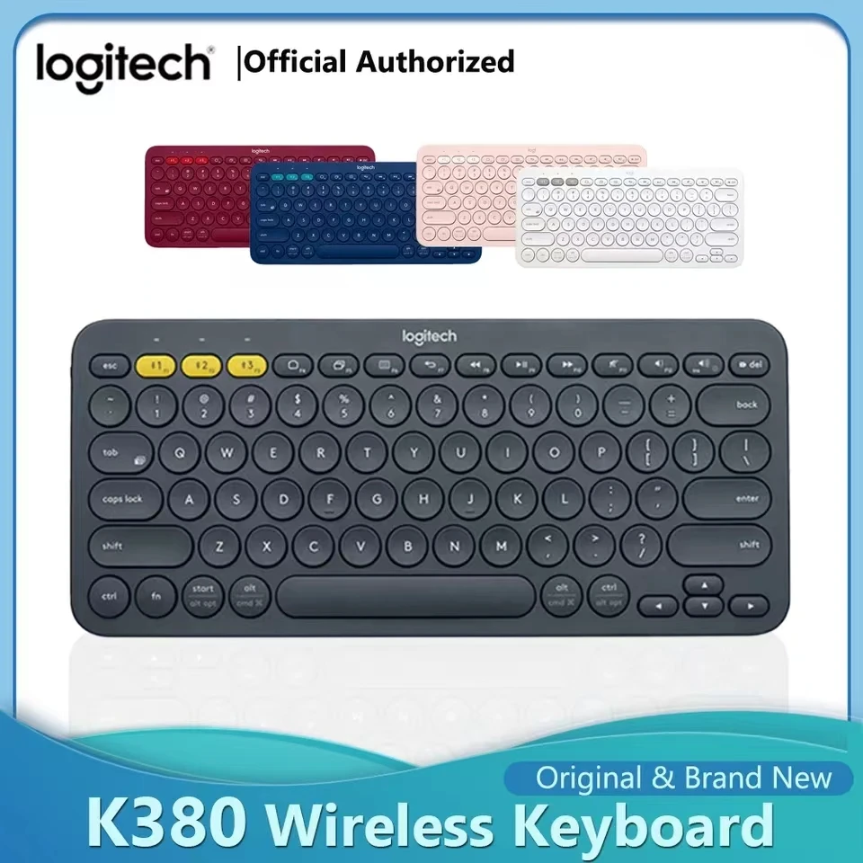 

Logitech K380 Wireless Bluetooth Network Red Keyboard Tablet iPad Office