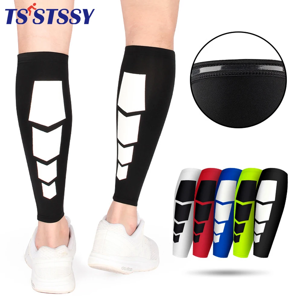 Sports Leg Compression Sleeves Basketball Knee Brace Protect Calf and Shin  Splint Support for Men Women Football Cycling - AliExpress