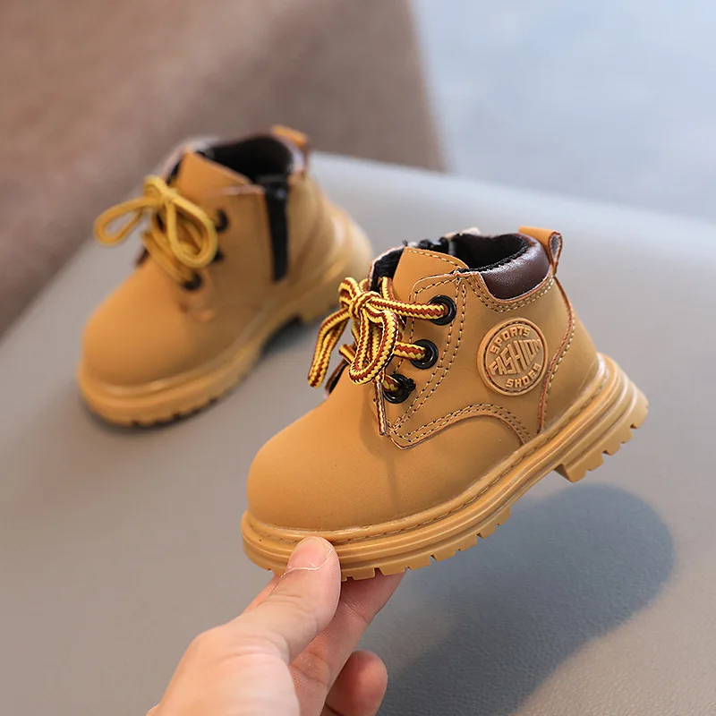 Motorcycle Style Baby Boots Spring Autumn Toddler Shoes Infant Outdoor First Walkers Baby Boy Girl Soft PU Leather Ankle Boots baby shoes baby boots