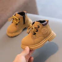 Motorcycle Style Baby Boots Spring Autumn Toddler Shoes Infant Outdoor First Walkers Baby Boy Girl Soft PU Leather Ankle Boots 1