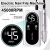 NEW Professional 45000RPM Electric Portable Nail Drill Machine Rechargeable Low Noise Nail Sander File for Manicure Salon Tool 6