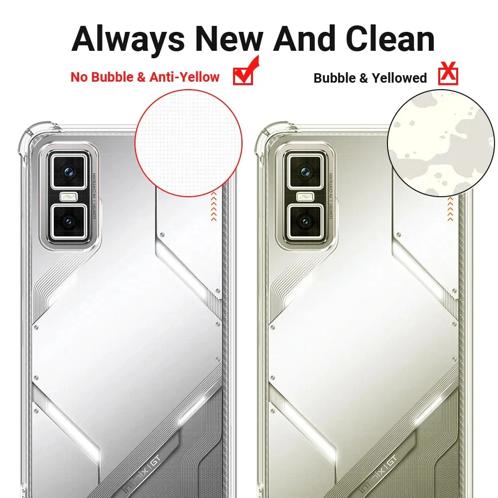 Transparent TPU Airbag Shockproof Clear Phone Case