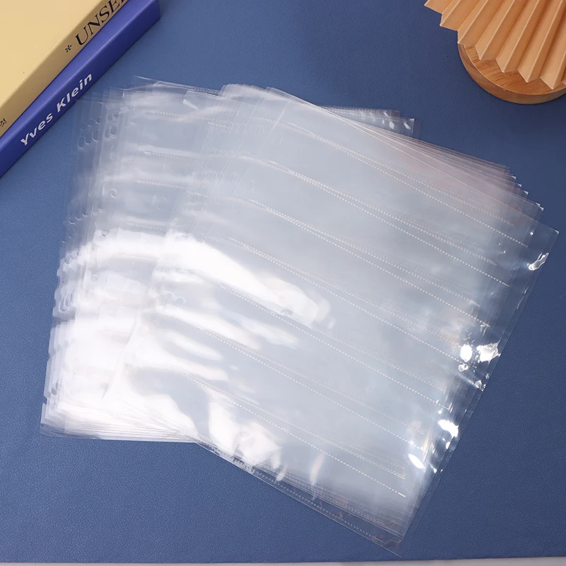 10Pcs 135/120 네거티브 필름 보관 페이지 무산성 가방 흑백 컬러 필름 슬라이드 보존 페이지 무산성 필름 가방'