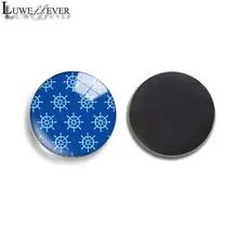 

30mm 35mm Anchor Blackboard Round Glass Refrigerator Fridge Magnet Findings 749 Parts Accessories