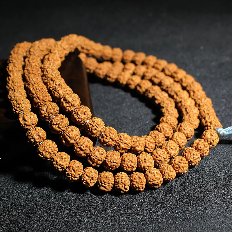 

Оптовая продажа с фабрики, ремесла, браслет с семенами дерева Little King Kong Pipal, оригинальная куча мяса с узором, 5five лиц для мужчин и женщин 1