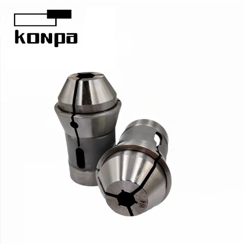 

1446E High-precision CNC lathe chuck Square / Hex / Round hole Extra Long Collet