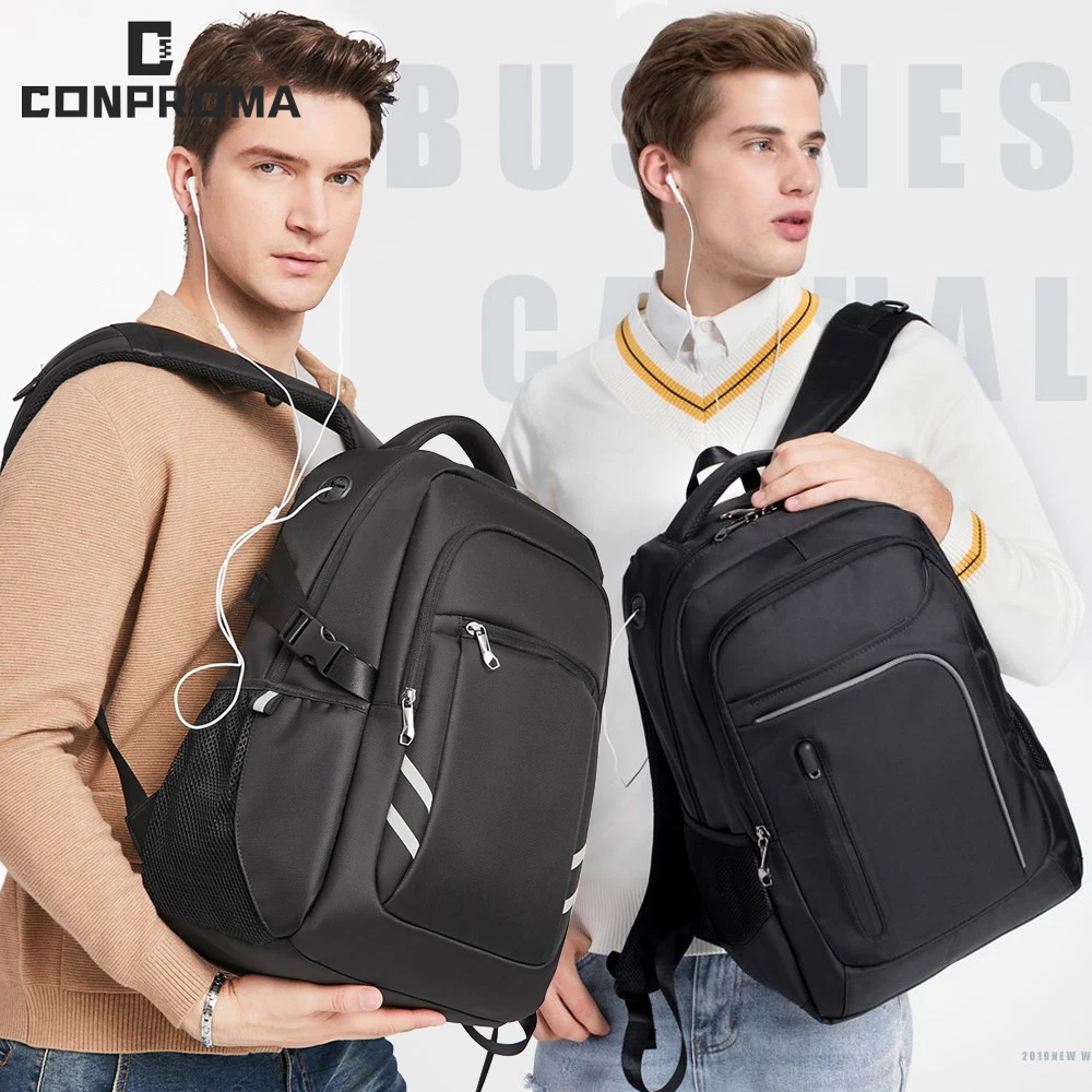 

Laptop Backpack 15.6 Inch Outdoor Business Leisure Multifunctional Travel Bag USB Waterproof Computer Large-Capacity Schoolbag