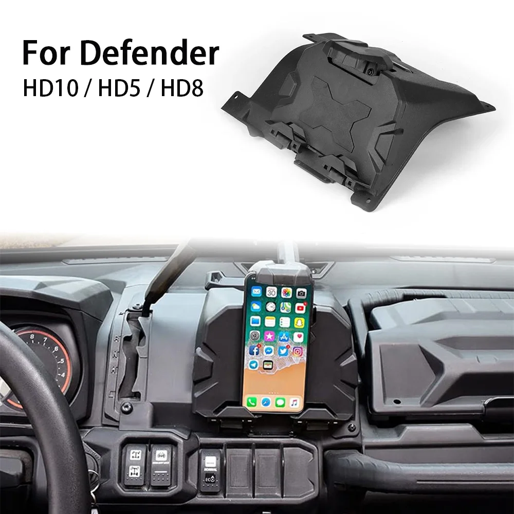 Per Canam Defender Hd10 Hd8 Hd5 Max Hd10 Hd8 2016 Supporto Per Telefono Gps Per Moto Utv Scatola Di Immagazzinaggio Dell'Organizzatore Del Dispositivo