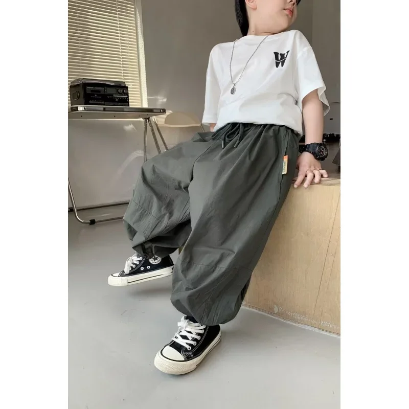 Children'S Boys Pants Spring Summer Autumn Sports Trousers Korean Children'S Clothes 2024 Boys Wear