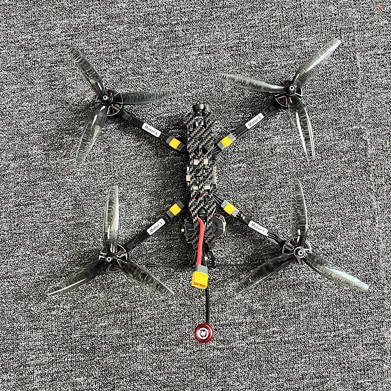 젬팬 51466 프로펠러 BAYCK 915 리시버 부품, 마크 5 인치 프레임 키트, F405 FC 60A 4in 1 ESC FPV R2807 1300KV 3-6S 브러시리스 모터