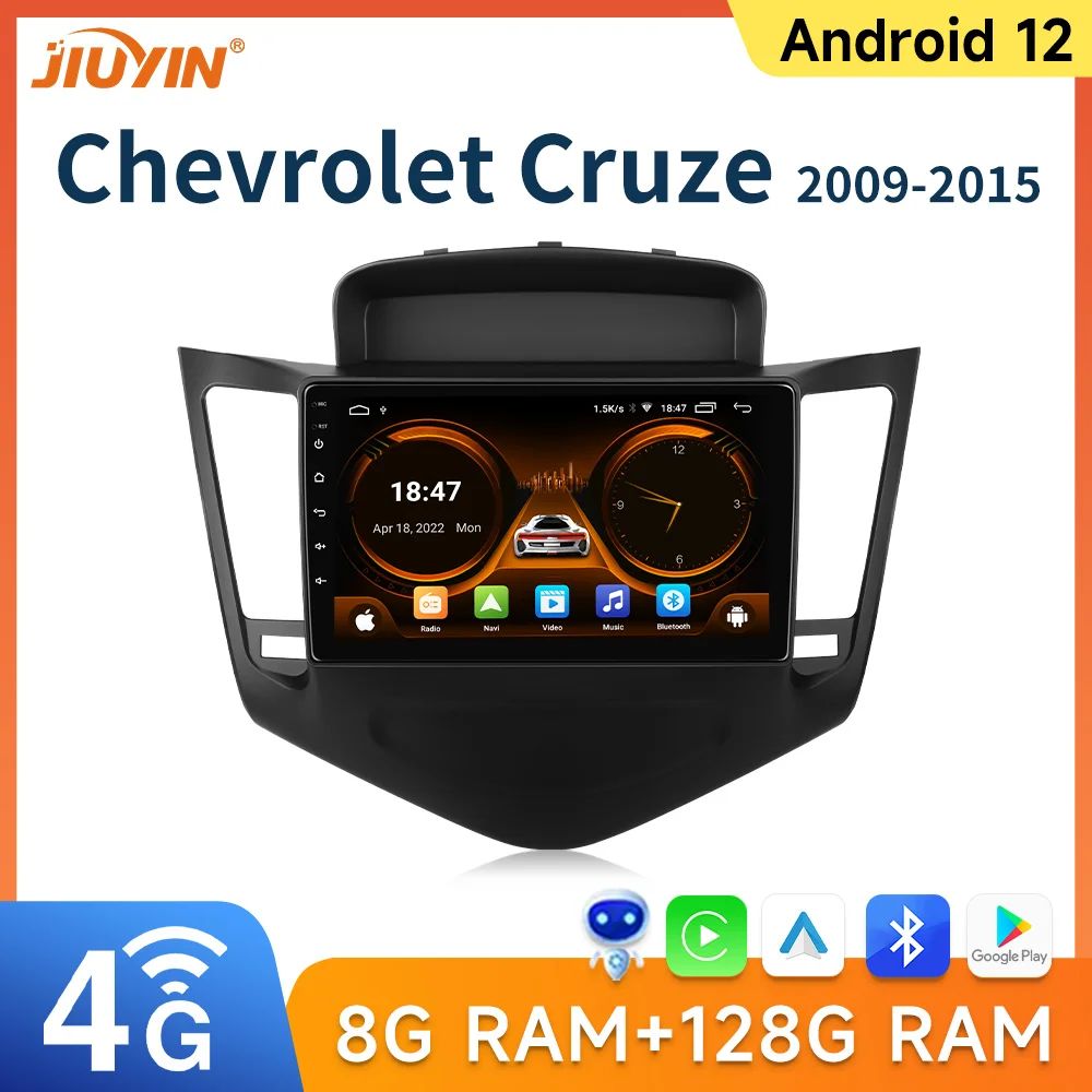 

JIUYIN Stereo Car Radio For Chevrolet Cruze 2009-2015 Multimedia Player GPS 2din Carplay Android Auto DVD 4G WIFI