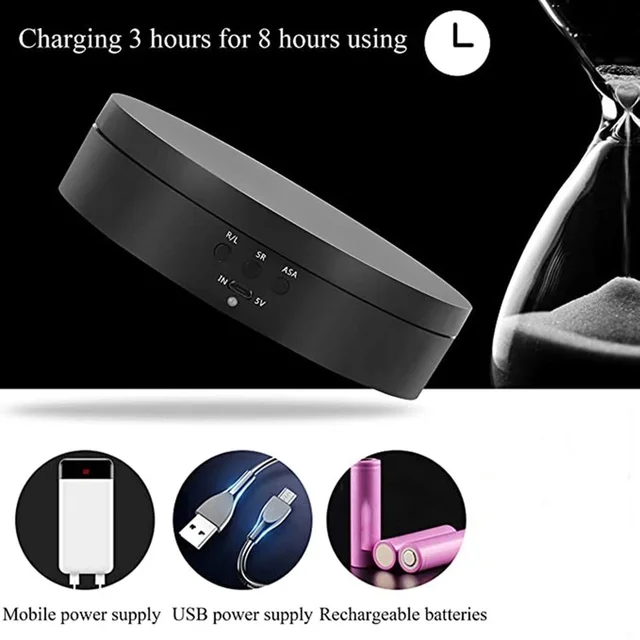 3-Speed 360° Rotating Display Stand 6