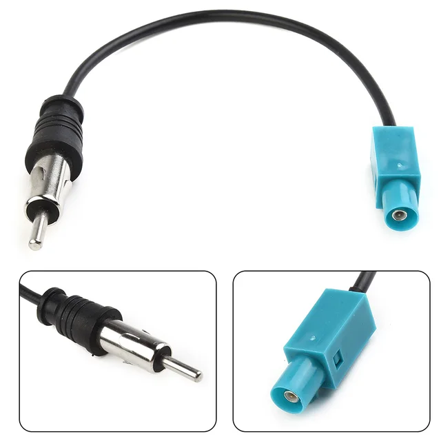 Car Stereo Radio Antenna Adapter Cable Head Radio Antenna Interface  For-Fakra Z ToDIN Plug FM AM Aerial To DAB Radio Stereo Part - AliExpress